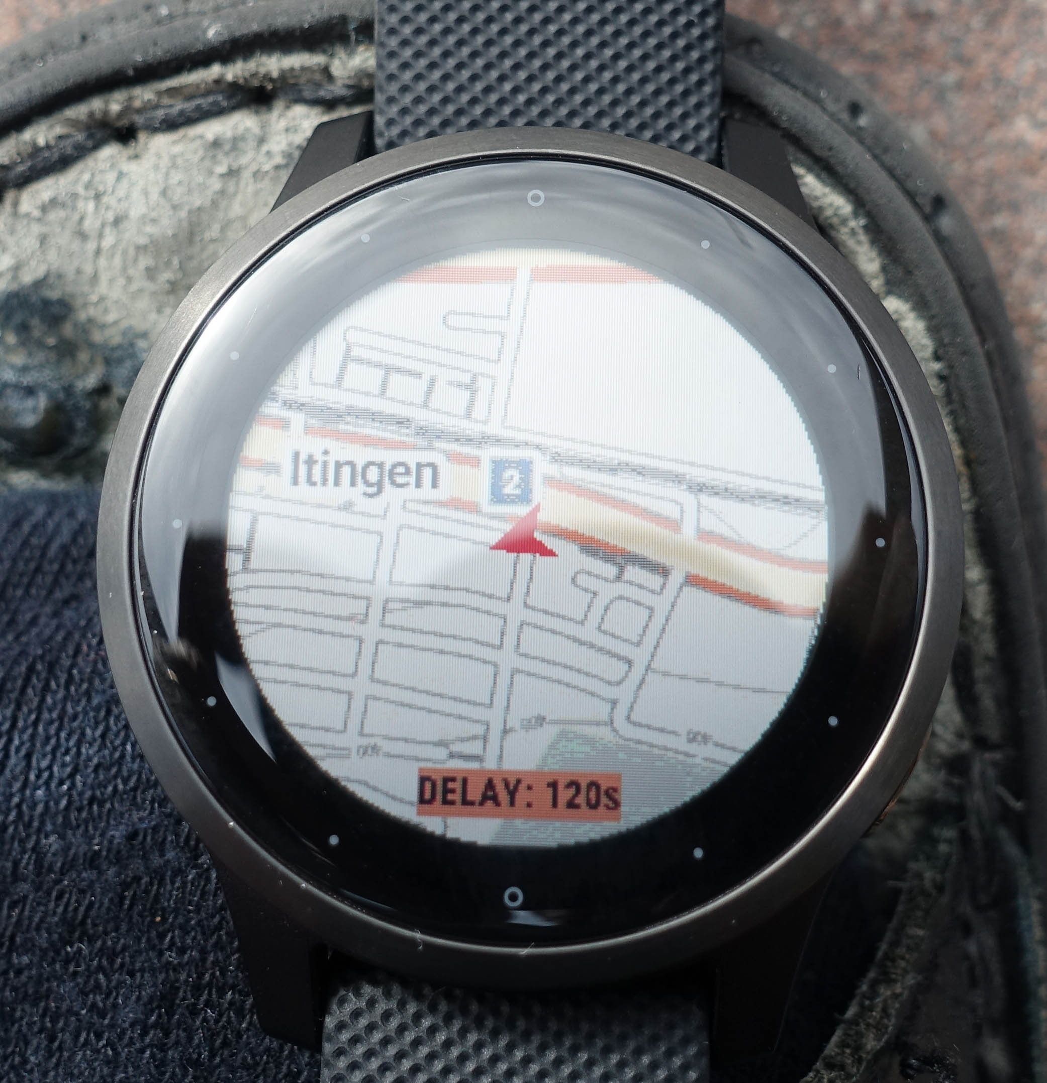 map screen on GarminVicoactive 4s does not update Locus Map